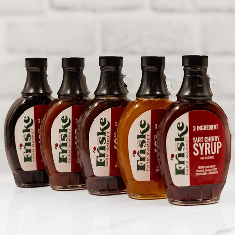 Strawberry Syrup Tart Cherry Syrup Peach Syrup Apple Butter Syrup Blackberry Syrup Blueberry Syrup