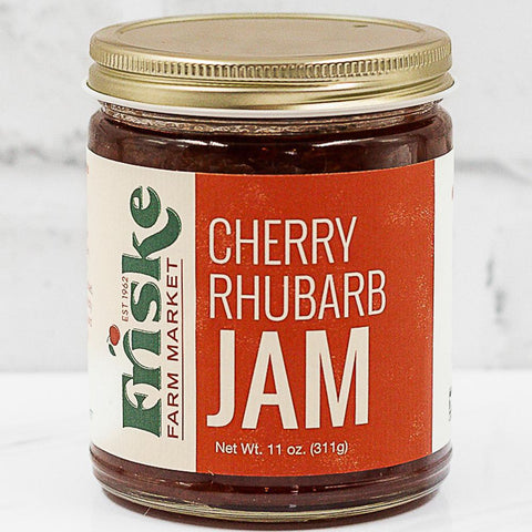 Michigan made tart cherry rhubarb jam and preserves
Small batch made