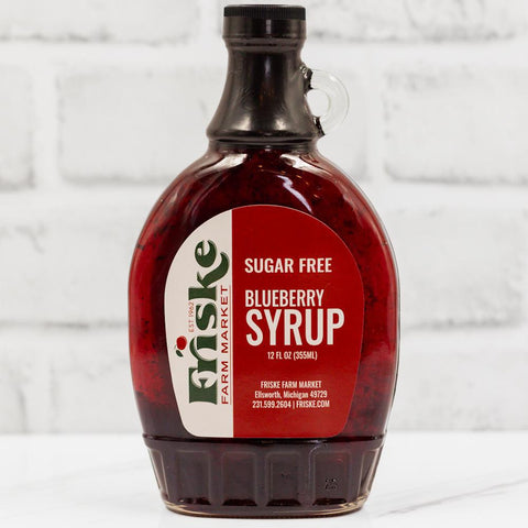 Michigan fruit syrup
sugar free
blueberry fruit syrup