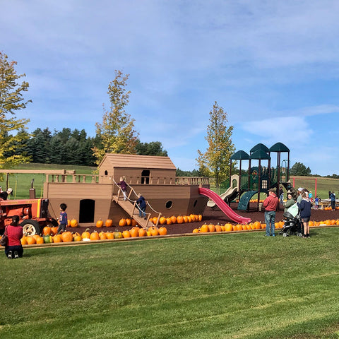 Friske Farm Market
Outdoor playground
Pumpkin patch
Family fun
Zip line
Jumping pillow