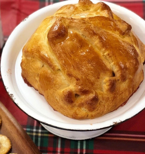 Cherry Almond Baked Brie