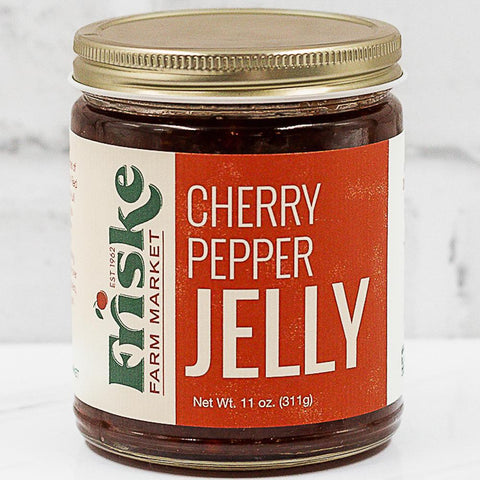 cherry pepper jelly, small-batch, farm fresh flavors, Friske Farm Market