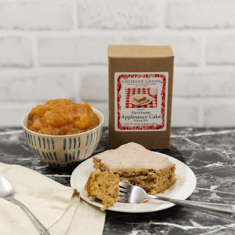 small-batch
locally made
cake mix
applesauce cake