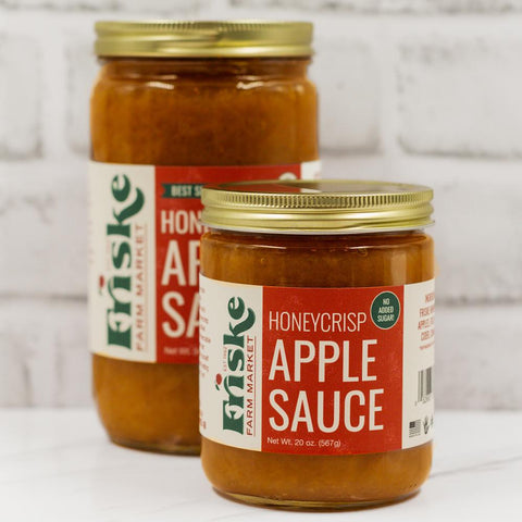 Michigan Grown Homemade No Sugar Added Chunky Applesauce