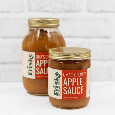 Michigan Apples
Michigan Applesauce
Oma's Homemade Chunky Applesauce
Grandma Friske's Famous Applesauce