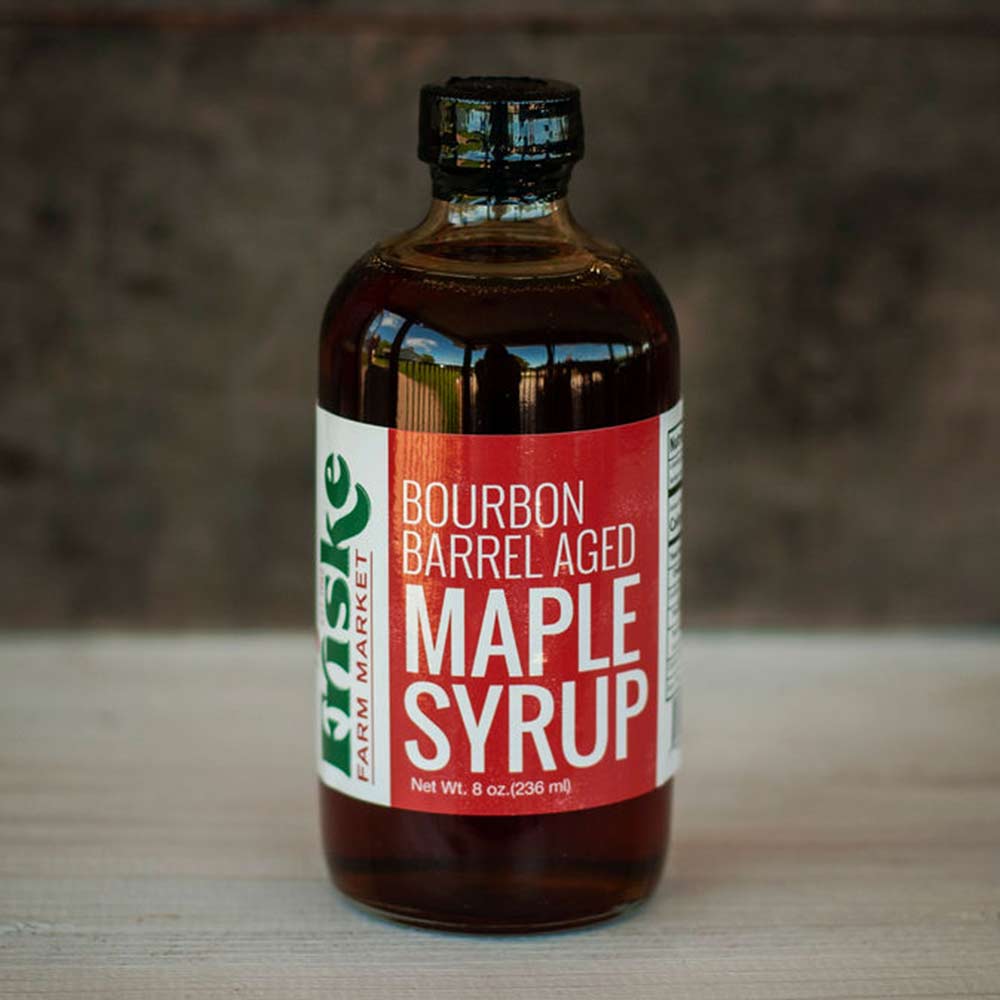 Bourbon barrel aged maple syrup