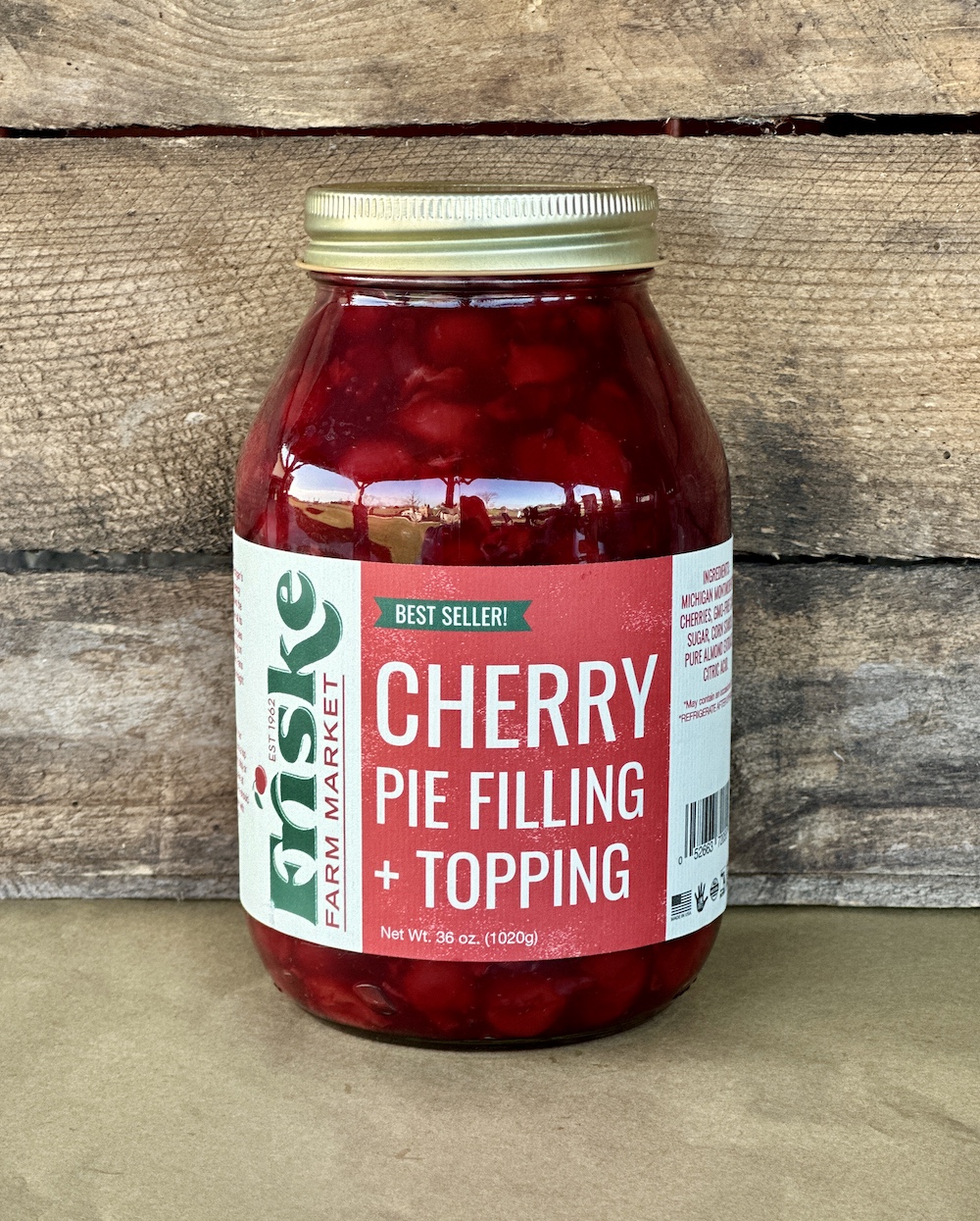 Perfect cherry pie filling for pies, pastries, and desserts