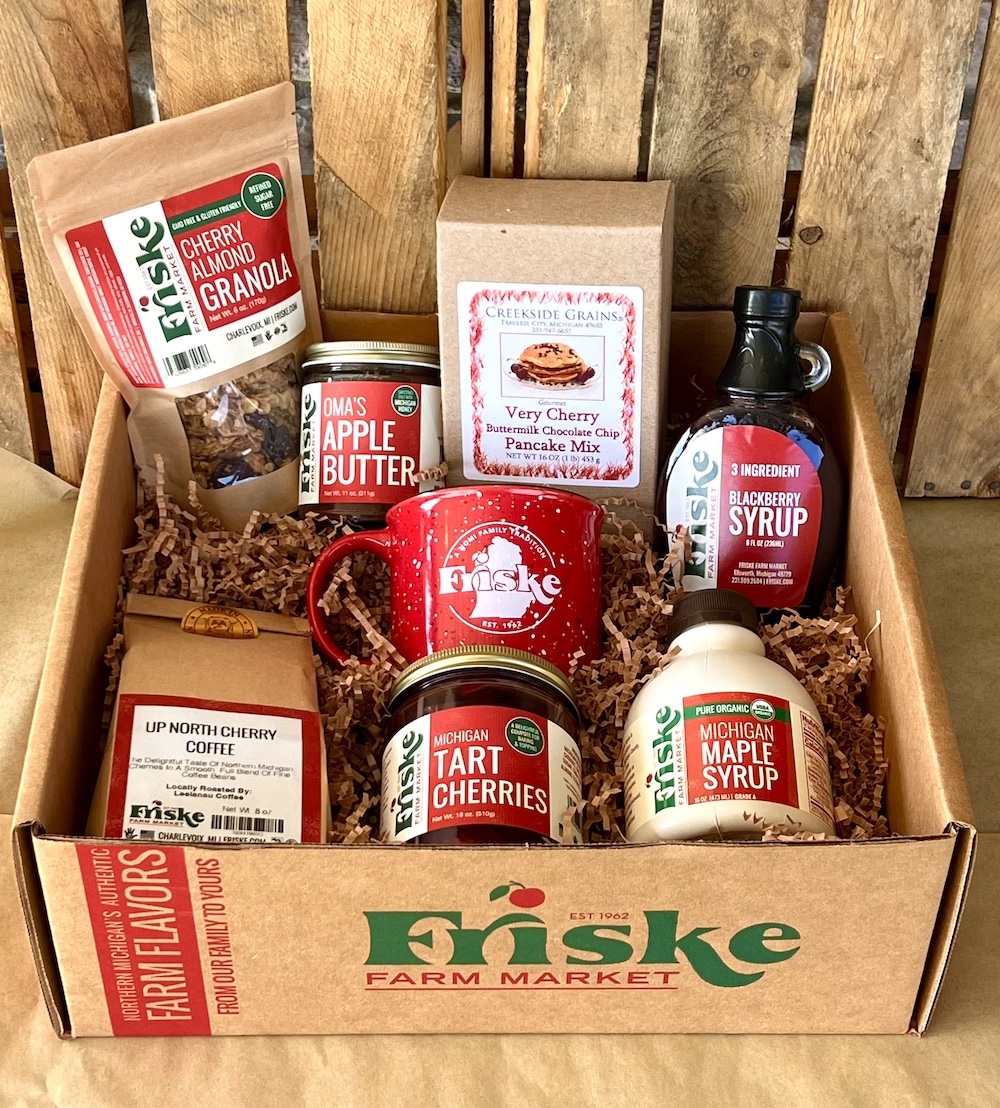 Deluxe Michigan Breakfast Gift Box with artisanal syrups and spreads